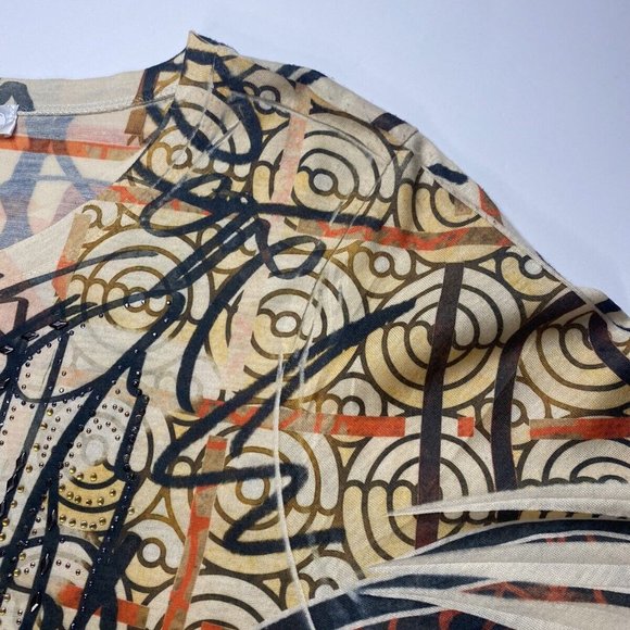 Women Blouse fashion long sleeve shirt Plus size 2XL - Picture 3 of 10